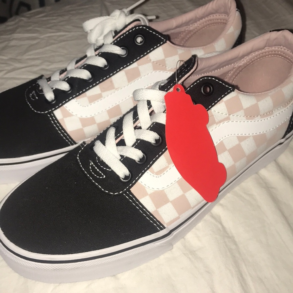 Brandy new checkered vans !